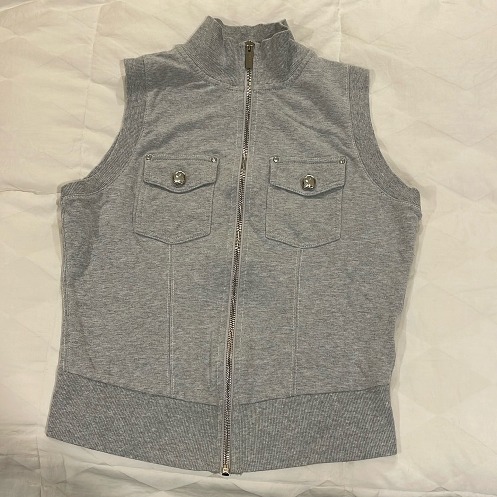 Bebe Sport vest. Heather Grey. Medium.
